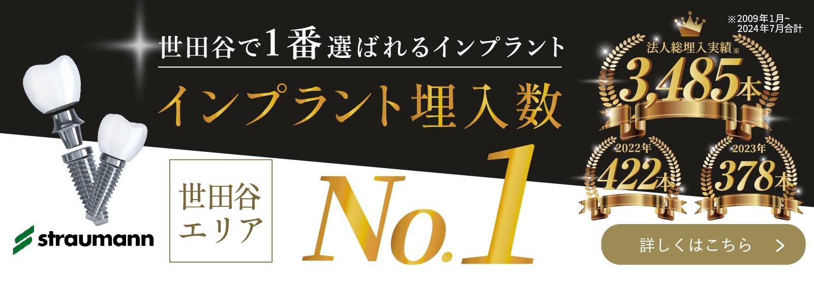 スロトーマンインプラント埋入数世田谷No1